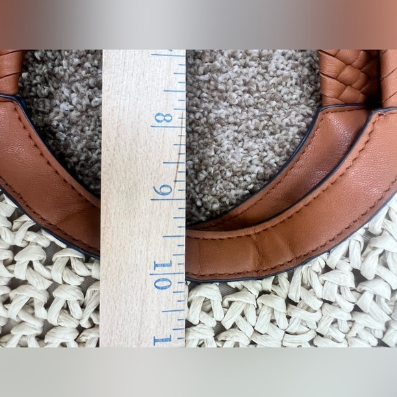 NWOT Time & Tru‎ Extra Large Woven Straw Beach Bag - Picture 7 of 7